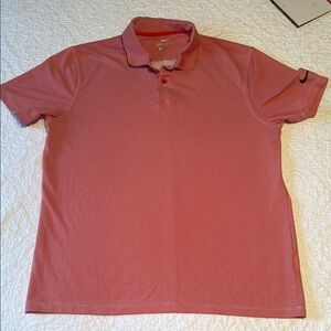 Nike Men's Red Polo Shirt